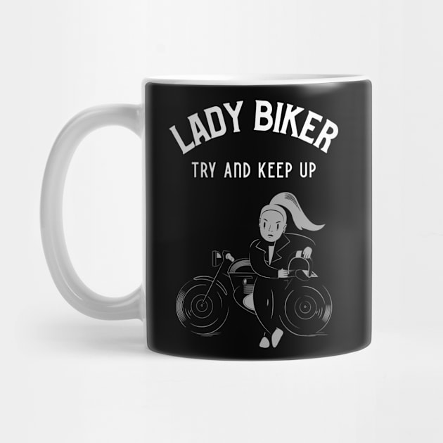 Lady Biker by A Reel Keeper